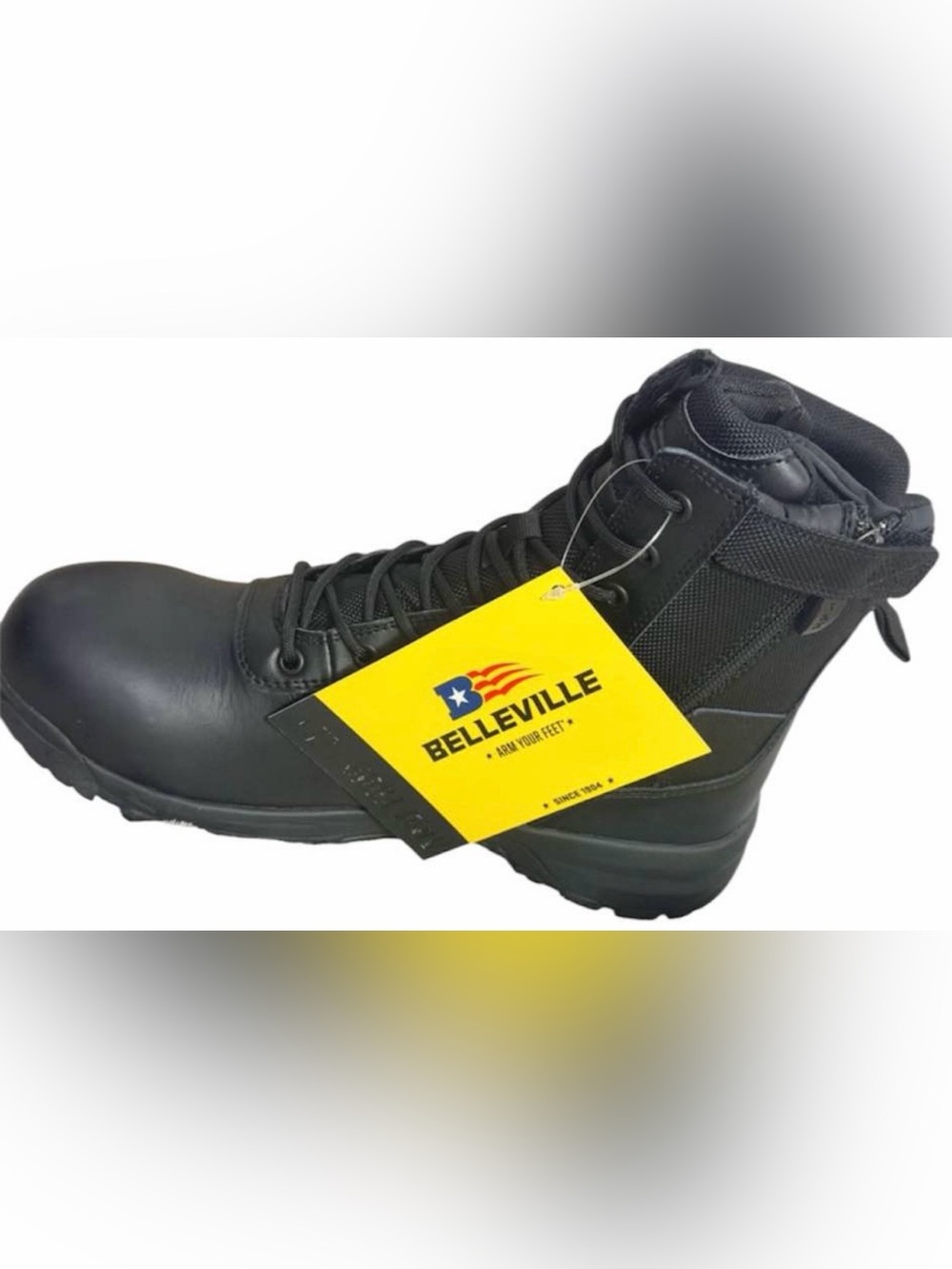 Belleville Men's Black Tactical Boot - Rugged Support